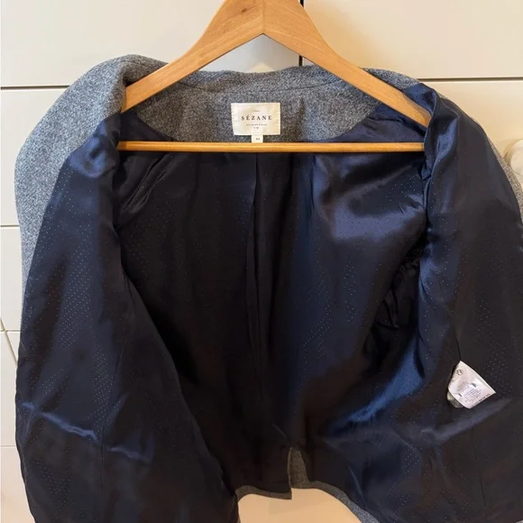 Sézane Christie double breasted wool blazer Size 10 - Picture 8 of 10